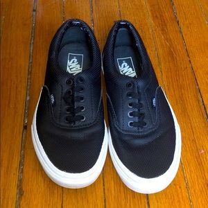 Leather Low Top Vans